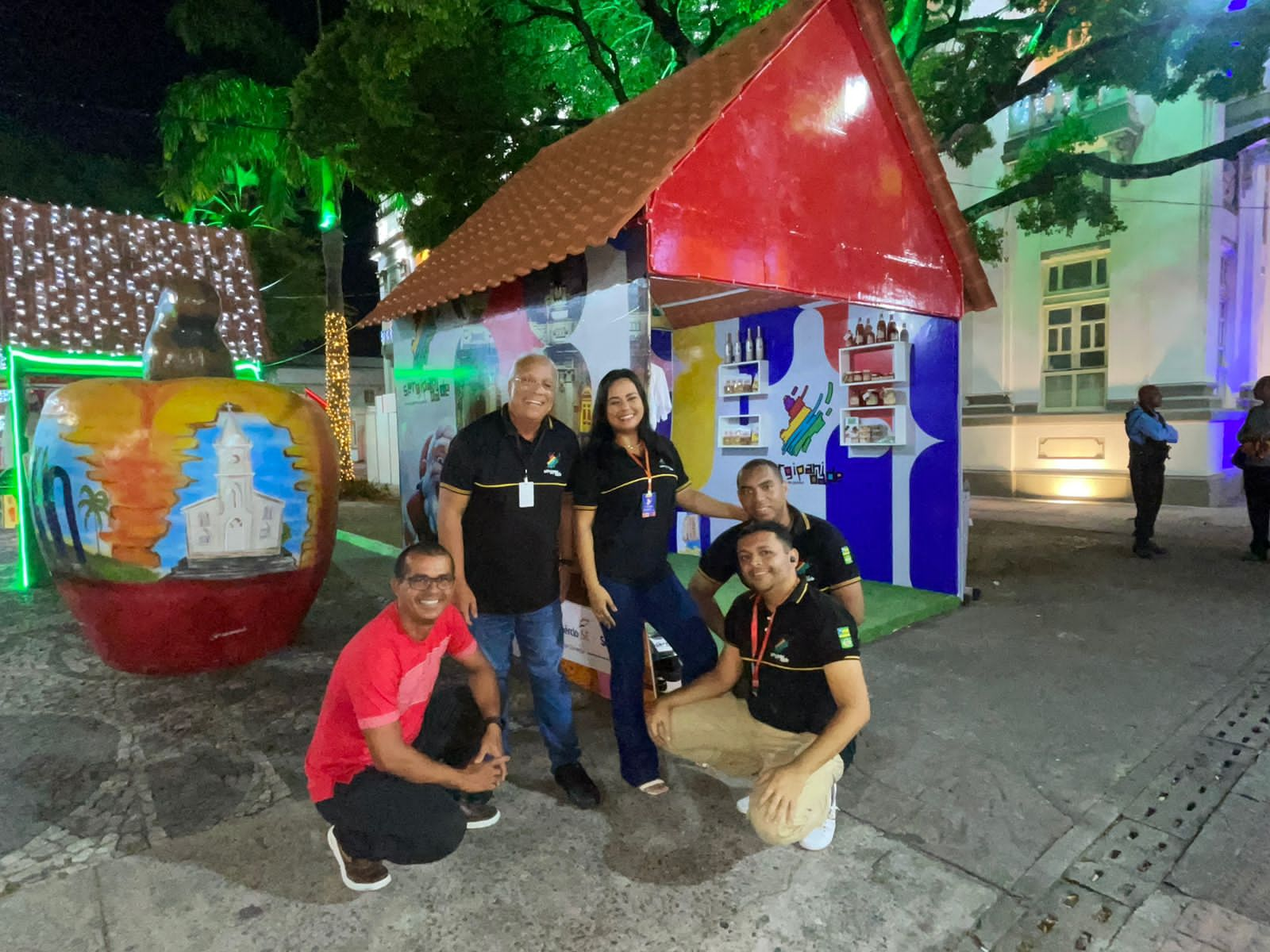 Estande Da Sergipanidade No Natal Iluminado Na Fausto Cardoso FaxAju