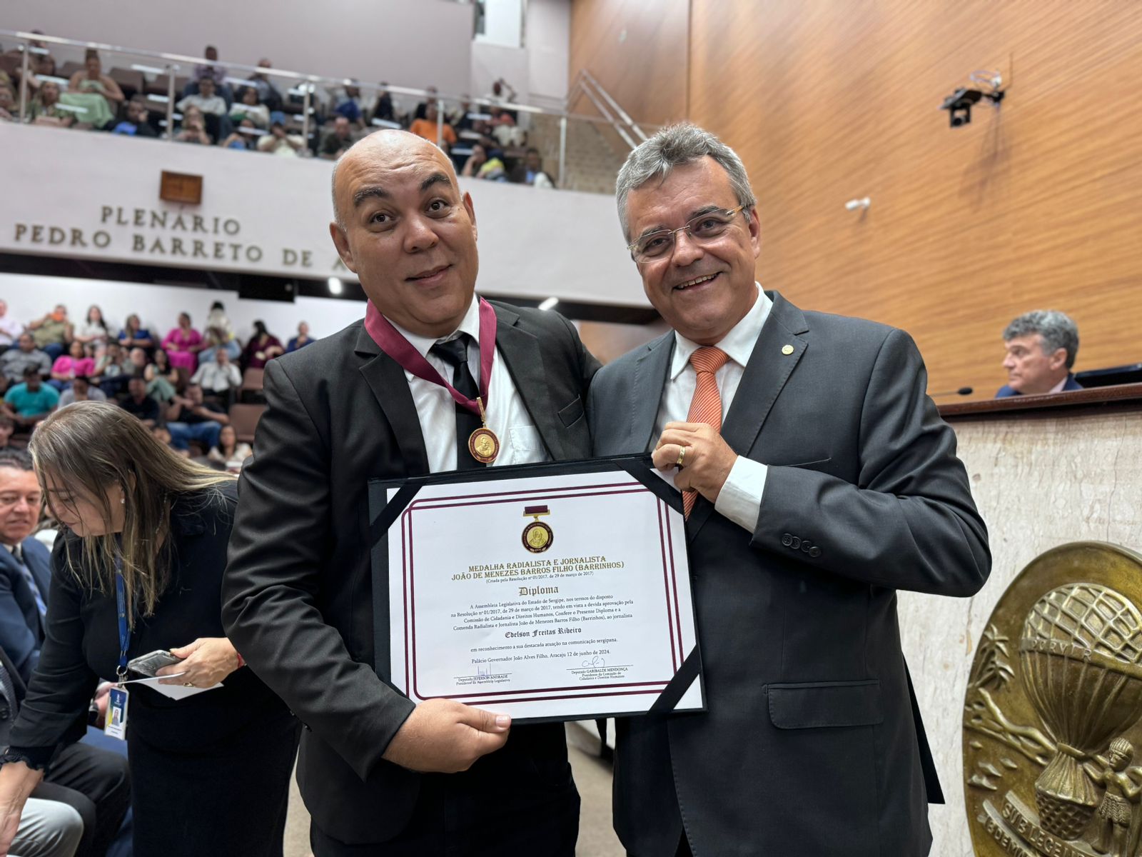 Medalha Barrinhos - Edelson e Pimentel