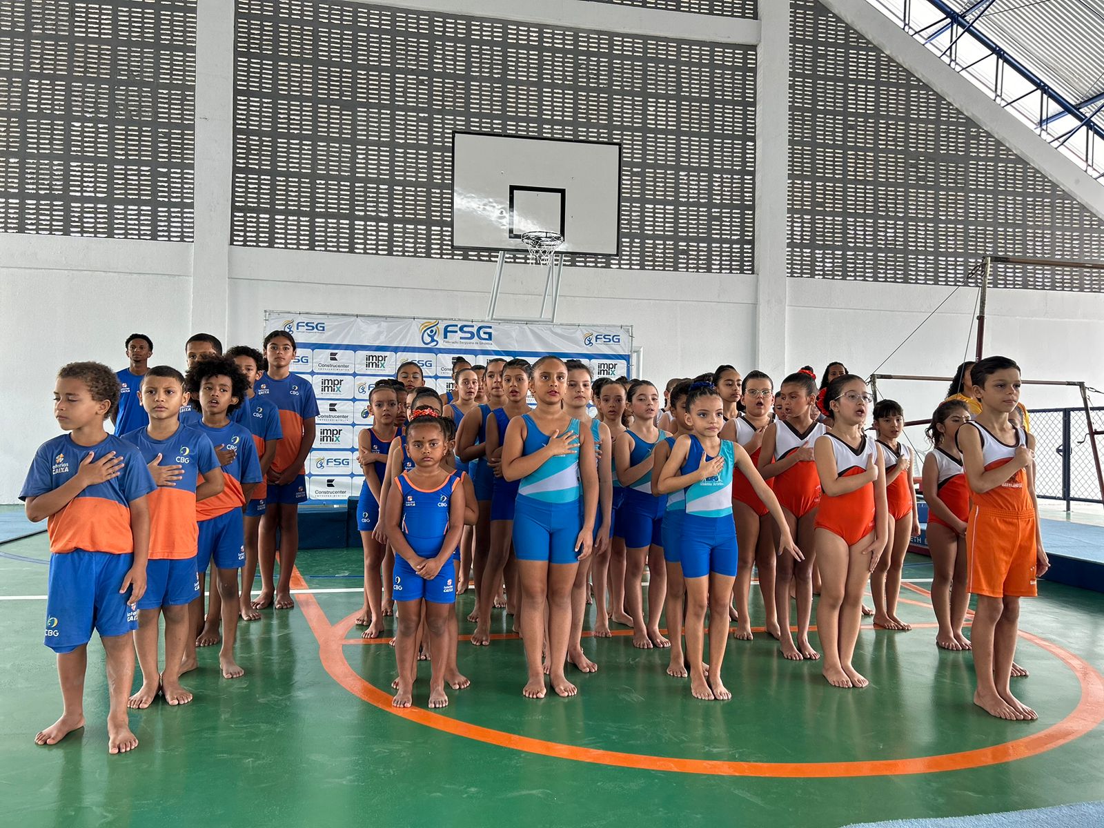 Campeonato de Ginástica em nova quadra poliesportiva Barra (3)