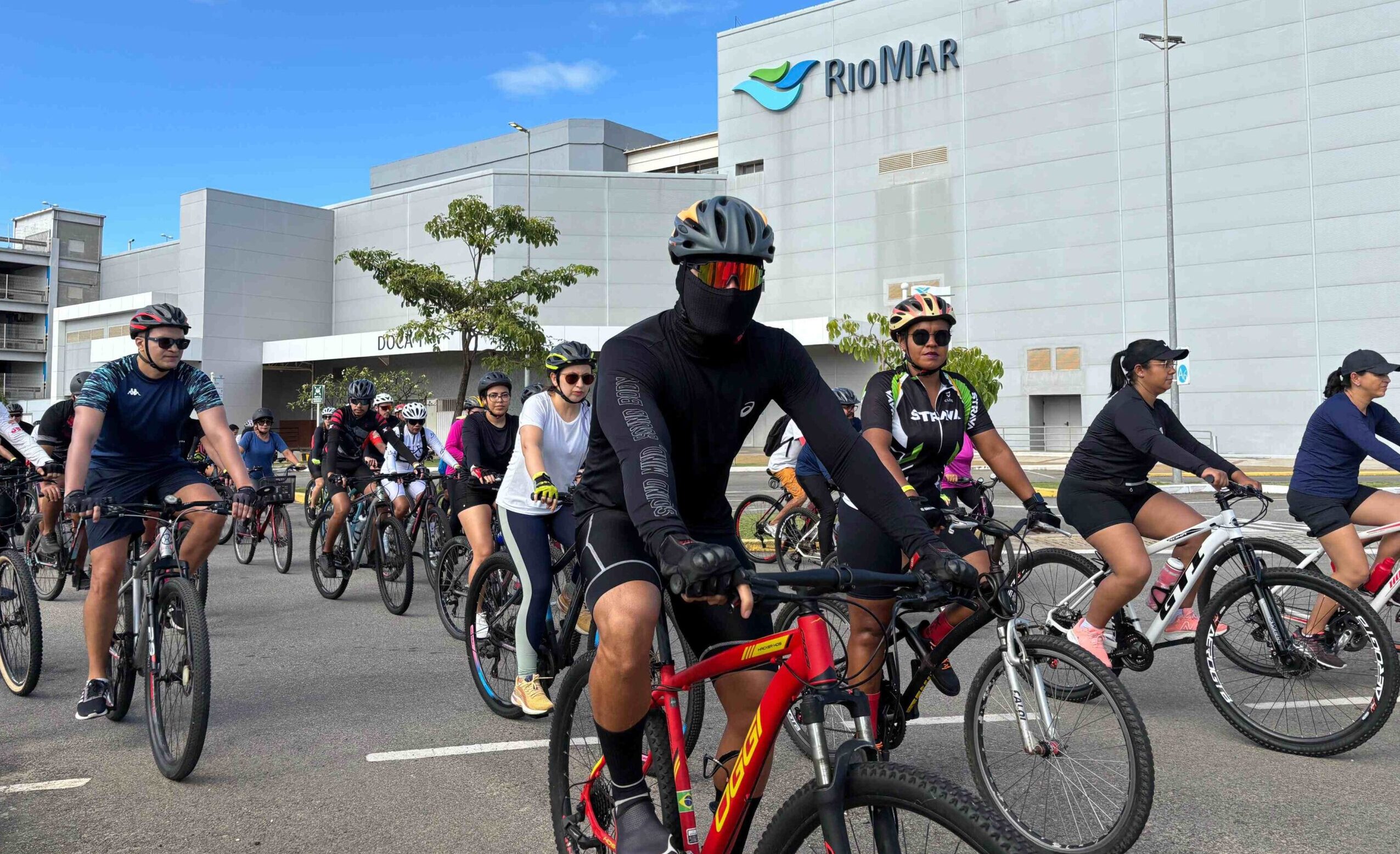 O RioMar Aracaju foi ponto de concentração e chegada os ciclistas (1)